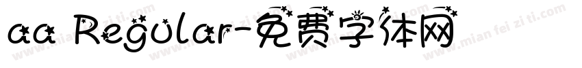 aa Regular字体转换